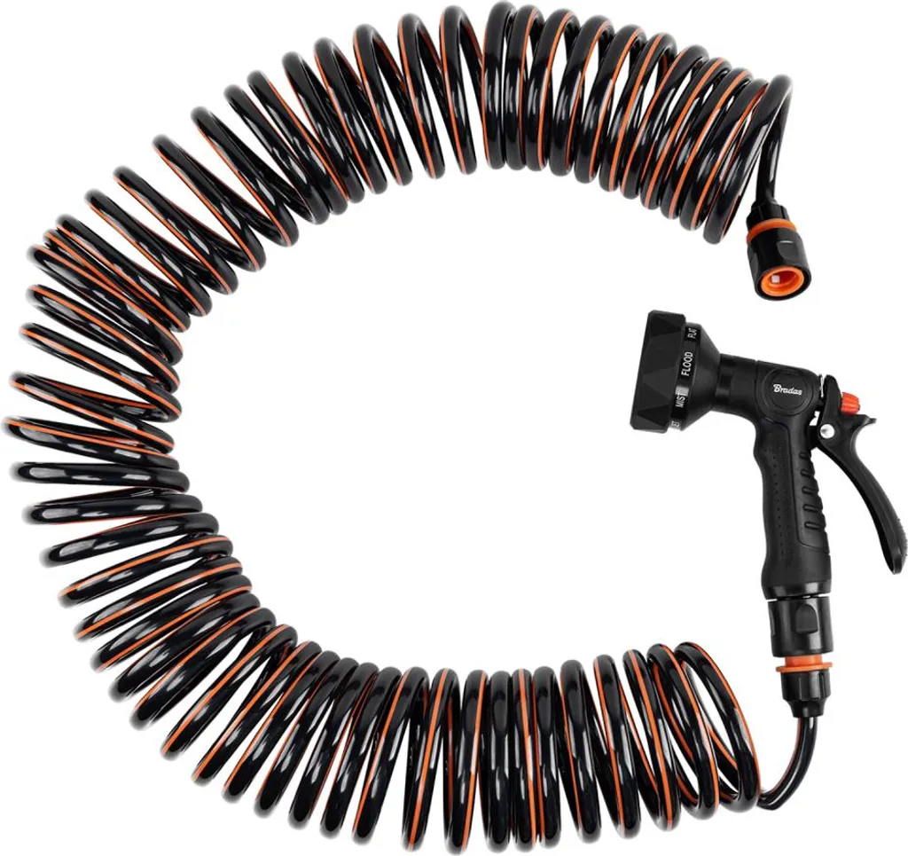 Tuyau Spiralé Bradas SPRING FLEX 15m : Kit Arrosage Anti-Entortillement