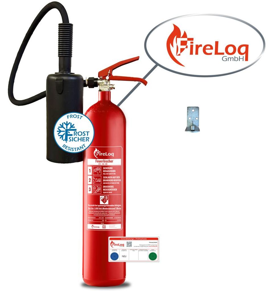 FireLoq 5kg di anidride carbonica Co2 in contenitore Immagine del prodotto 