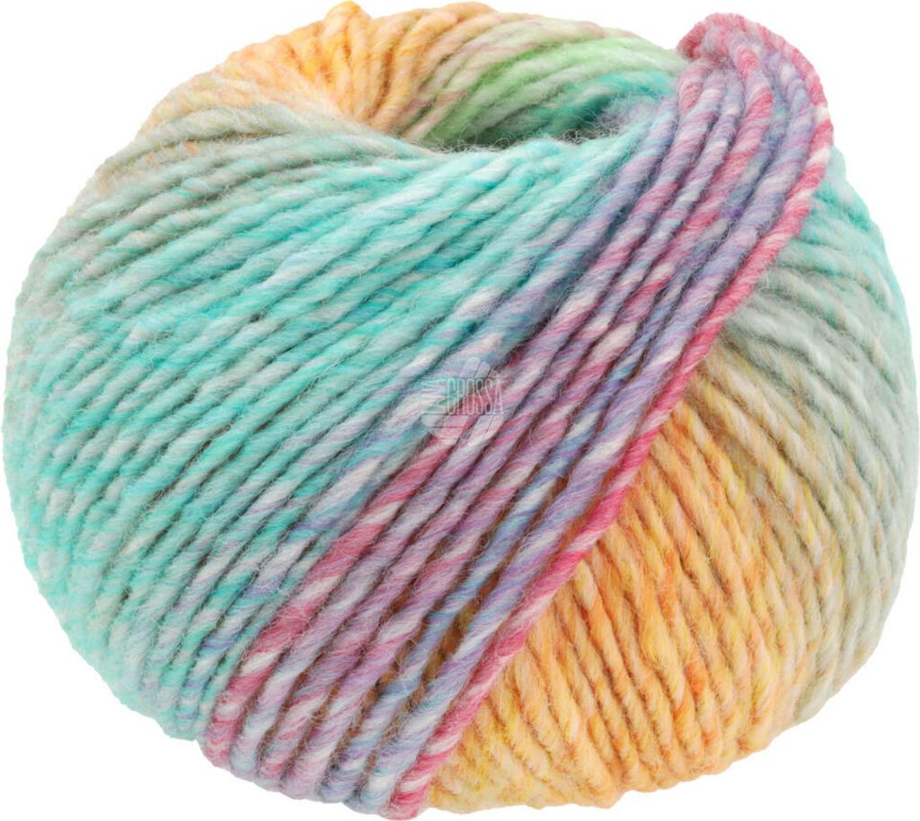Lana Grossa - Colors For You 0143 pink hellblau gelb jade Produktbild 