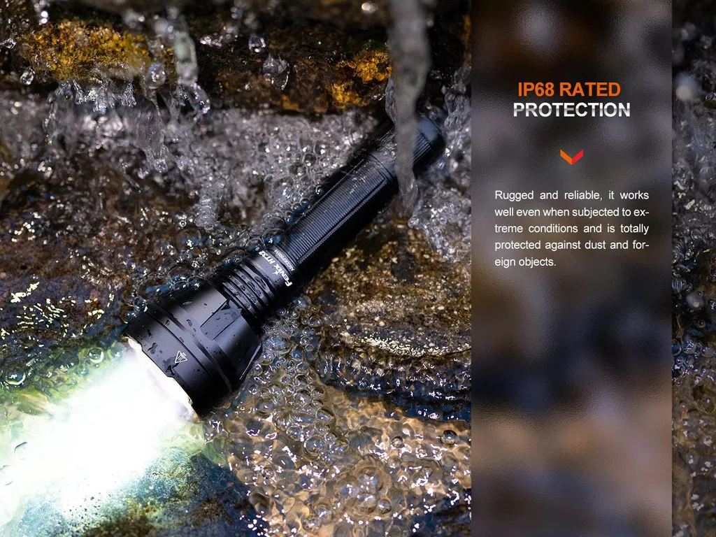 Projecteur LED à main Fenix HT32 Noir - Lampe Torche Longue Portée Pro - 5