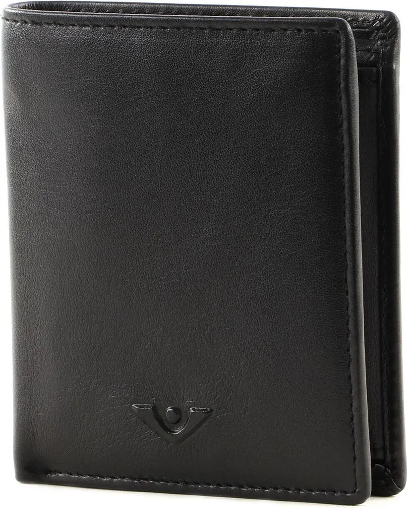 Regala VOi Soft Uli Wallet - Portafoglio Nero in Pelle con Confezione