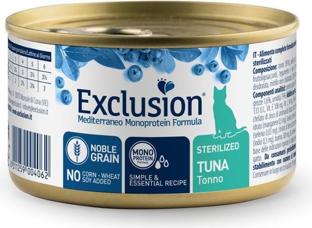 Exclusion NGCSTW85, Dorosły, Każda rasa, Tuńczyk, 85 g, Nie Zdjęcie produktu 