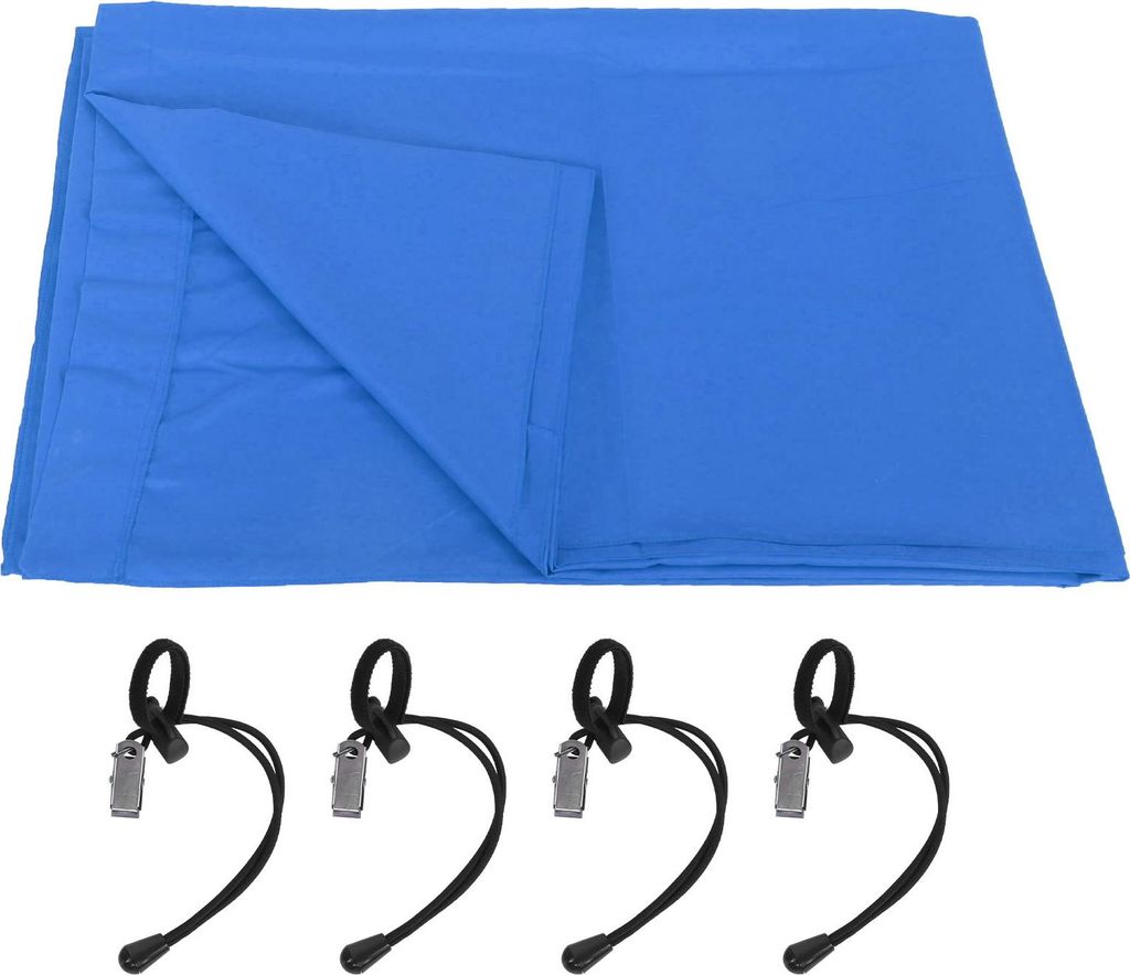 2,97 x 1,97 m / 9,7 x 6,5 Fuß Fotografie-Hintergrund, Studio-Hintergrund, zusammenklappbarer Fotobildschirm, Blau