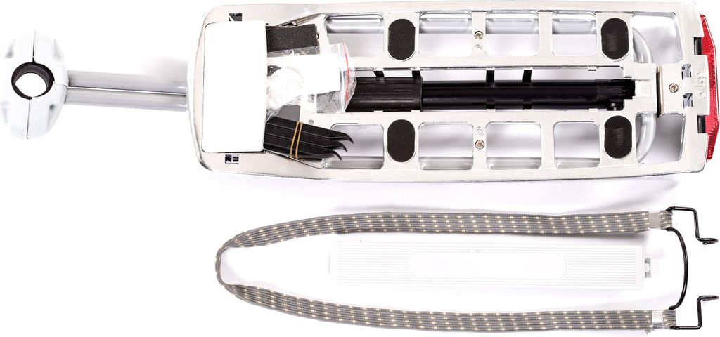 Fahrrad Gepäckträger Universal Sattelstütze mit Pannenset Luftpumpe Flickzeug