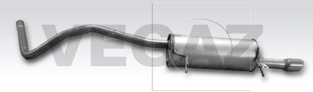 VEGAZ RS-564 Endschalldämpfer für RENAULT Fluence (L3) Auspuff