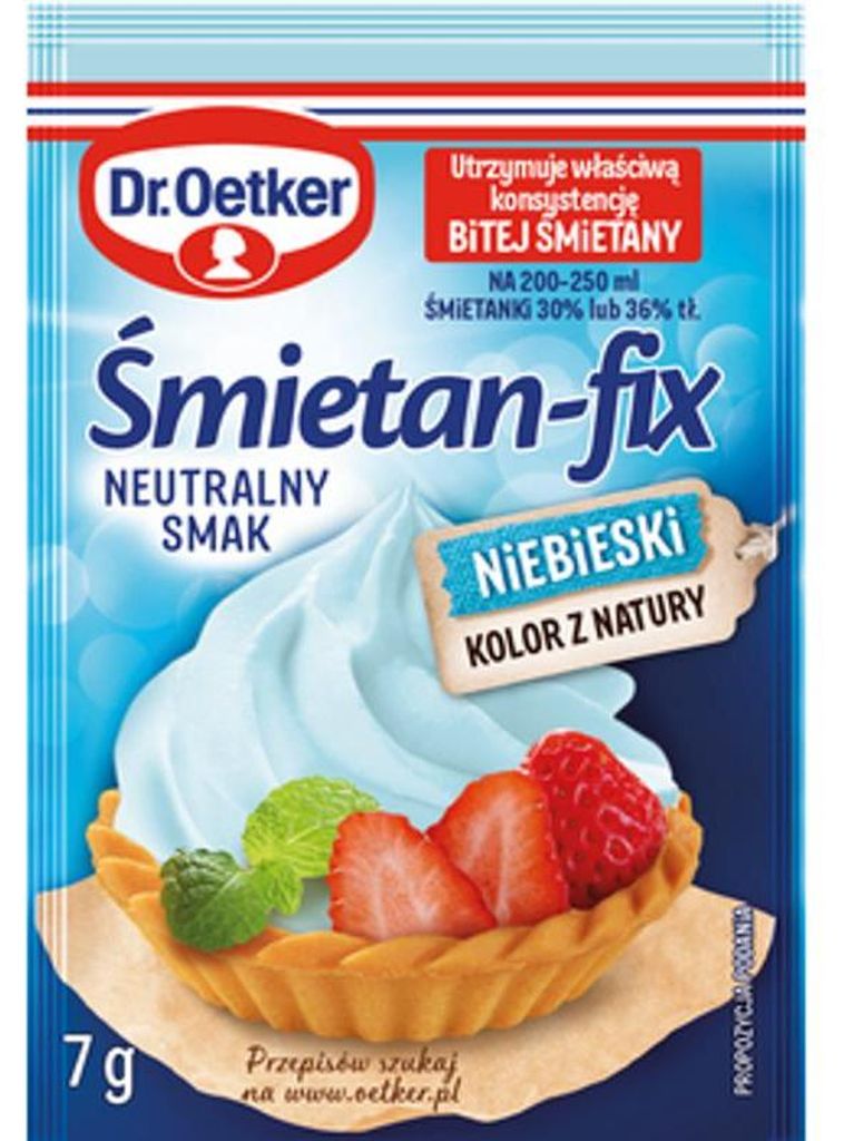 Dr. Oetker Śmietan-fix niebieski 7g Zdjęcie produktu 