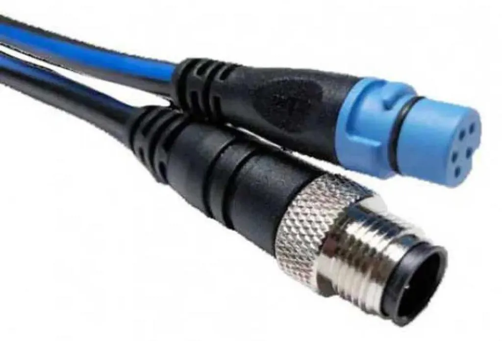 Câble Raymarine SeaTalkng vers DeviceNet Mâle Blindé 400mm Argenté