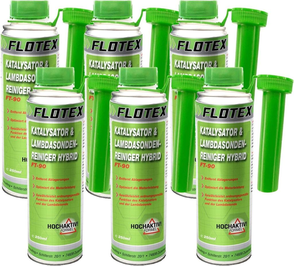Flotex Katalysator & Lambdasondenreiniger Hybrid, 6 x 250ml Produktbild 