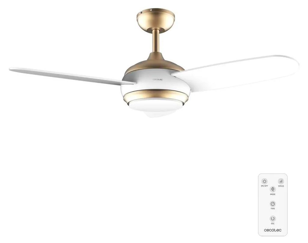 Ventilateur de plafond 65W 42 pouces avec éclairage LED et télécommande