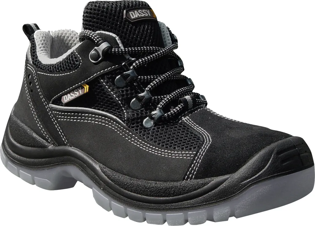 DASSY® Jupiter S1P Chaussures de sécurité basses Noir Taille 48 Standard