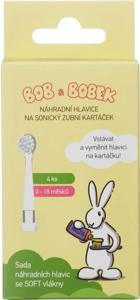 Tête de brosse à dents sonique pour nourrisson de 0 à 18 mois