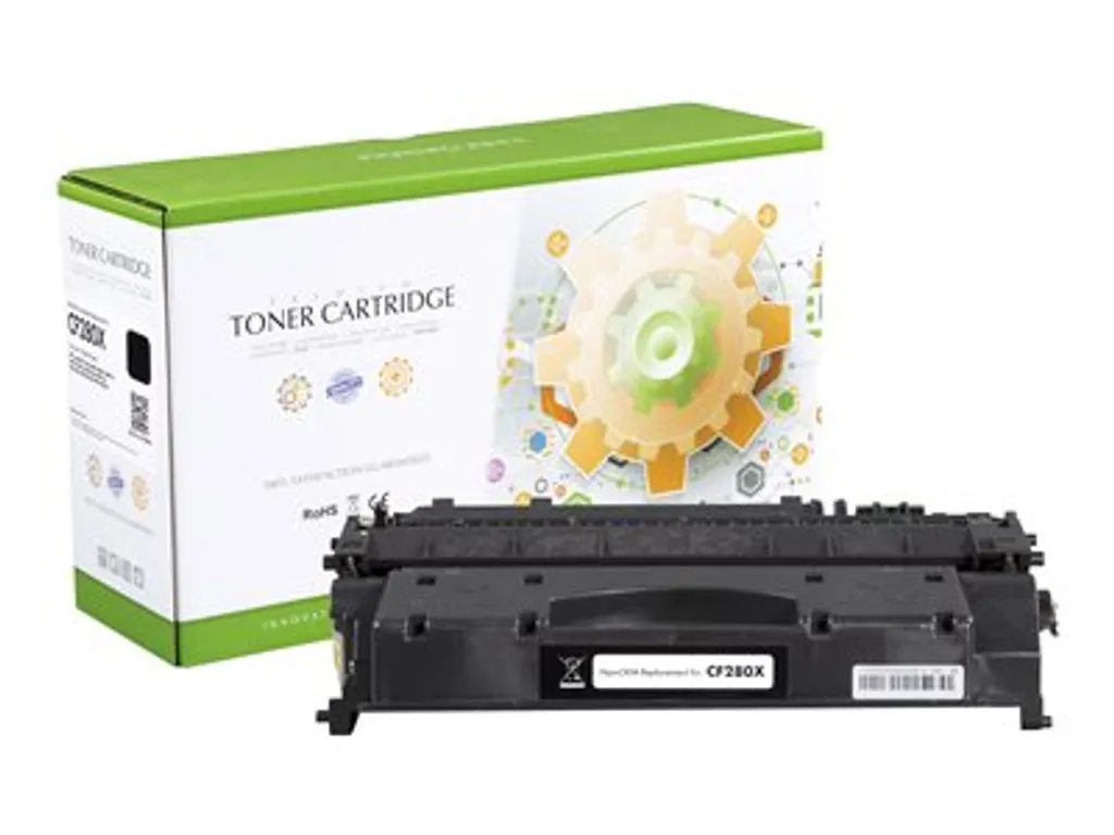 Cartouche de toner noir Static Control compatible HP CF280X 80X haute capacité