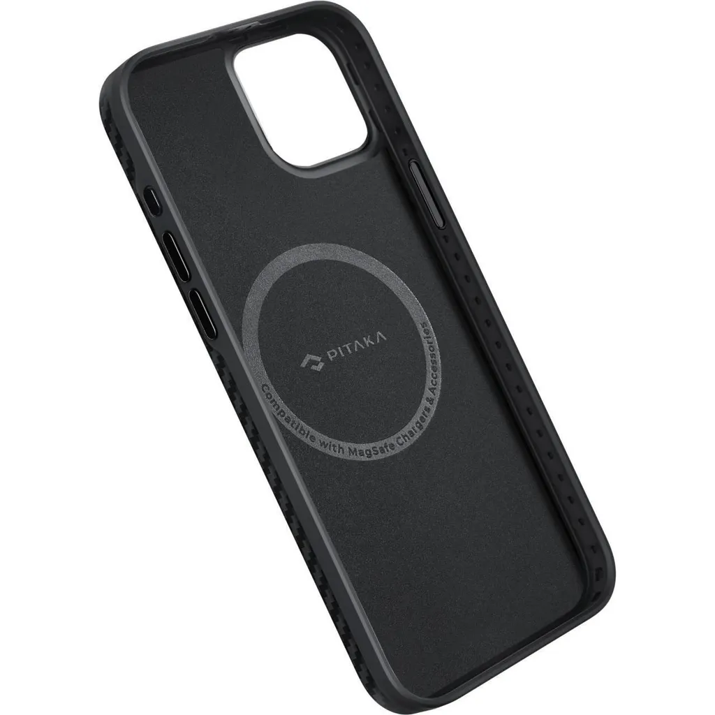 Coque MagSafe iPhone 15 Pitaka Fine et Solide pour Recharge Sans Fil Qi