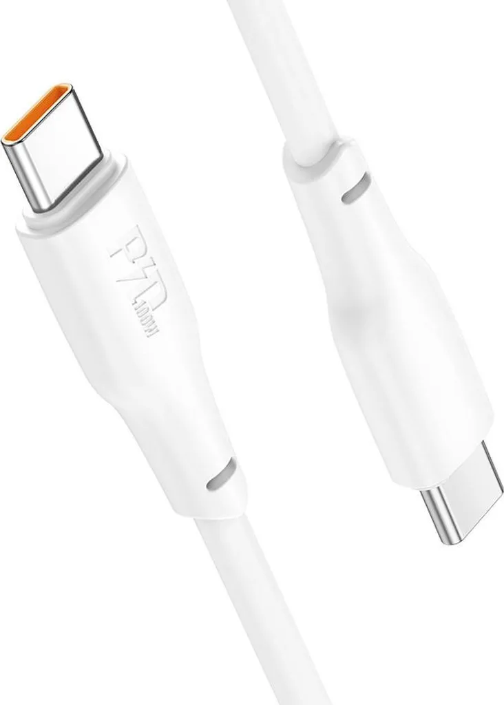 Cavo USB C Hoco X93 100W 1m Bianco - Ricarica Rapida Notebook e Smartphone