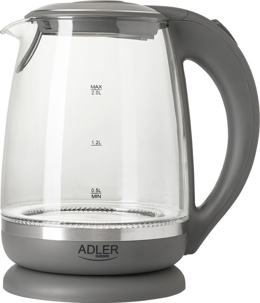 Adler AD1286 Bouilloire électrique en verre 2 litres, Image du produit 