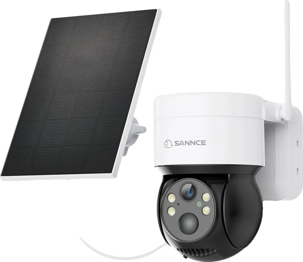 Surveiller votre maison sans fil avec cette caméra solaire 4MP 2K I81BG