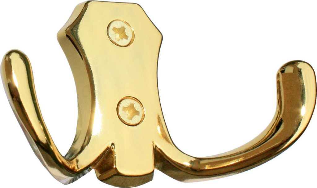 Garderobenhaken Kleiderhaken Haken Wandhaken 47 Messing Produktbild 