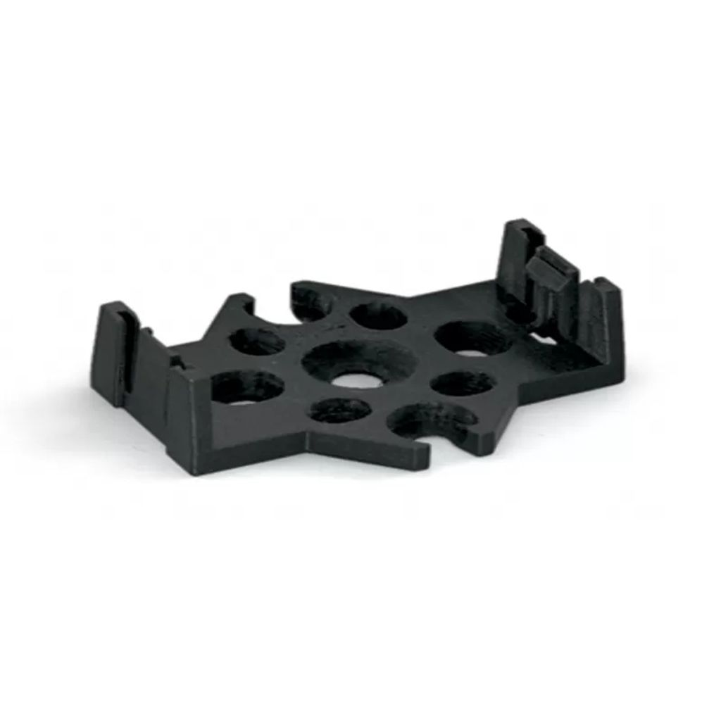 WAGO Montageplatte;5-polig;für Verteiler;schwarz 770-625