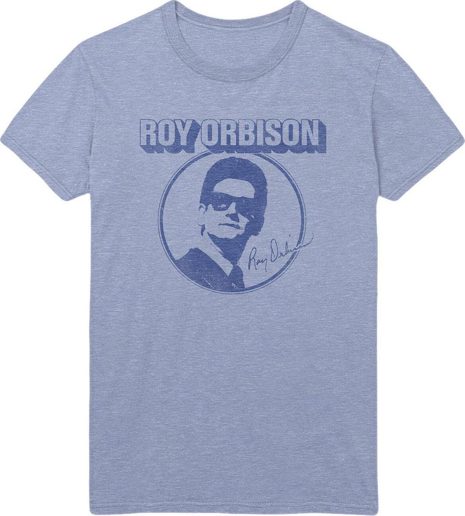 Roy Orbison - T-Shirt für Herren/Damen Uni RO7731 (M) (Blau)