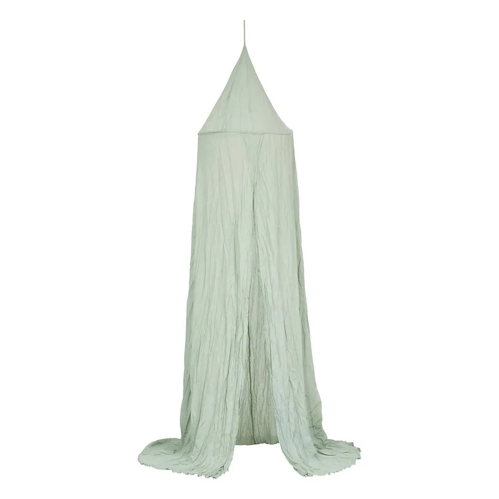 Betthimmel Lili Vert en Gaze de Coton 250cm : Douceur et Style Bohème