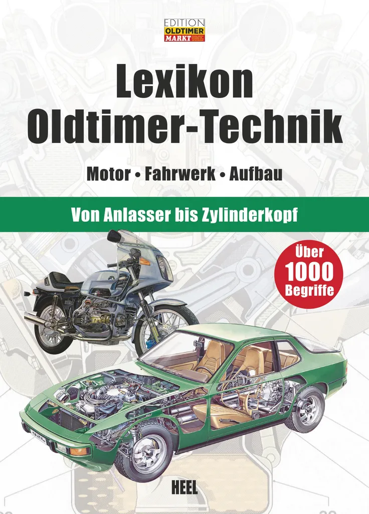 Dictionnaire technique Lexikon Oldtimer-Technik pour mécanique de collection