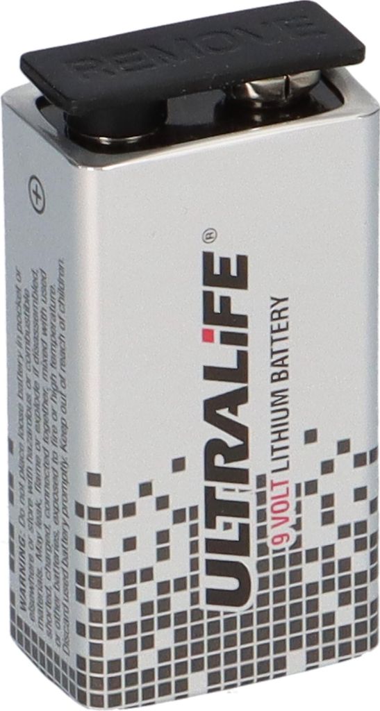 Ultralife U9VL-J-P 9V Block Power Cell Lithium Batterie 9V 1200mAh