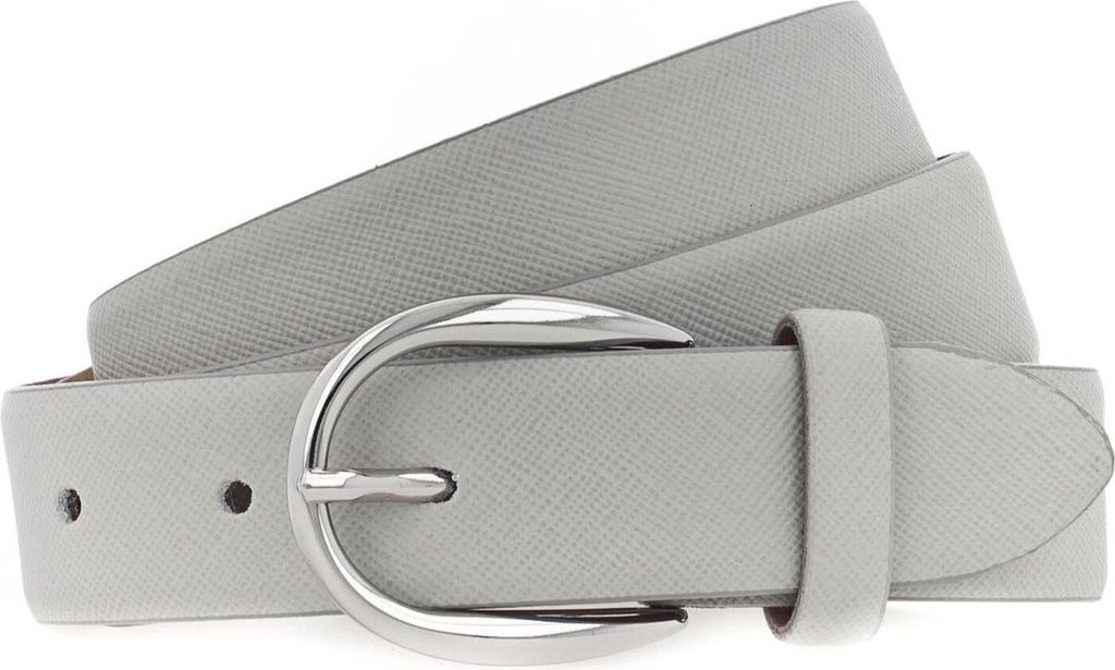 Vanzetti Leder Gürtel Classics 30mm Cambered Leather Belt W110 Grey grau