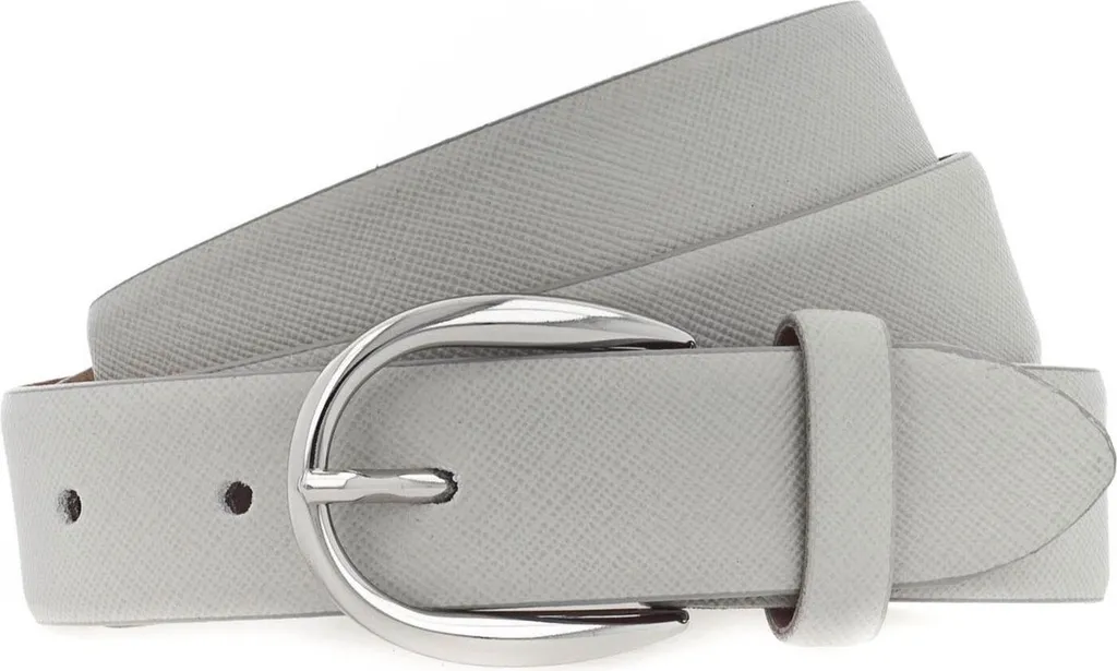 Cintura Vanzetti Pelle Classics 30mm Grigia W85 | Regalo Ideale