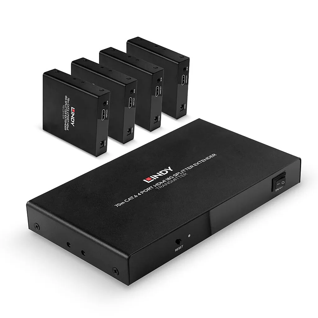 Étendre Signal HDMI 4K vers 4 Écrans : Kit Extendeur Cat.6 70m
