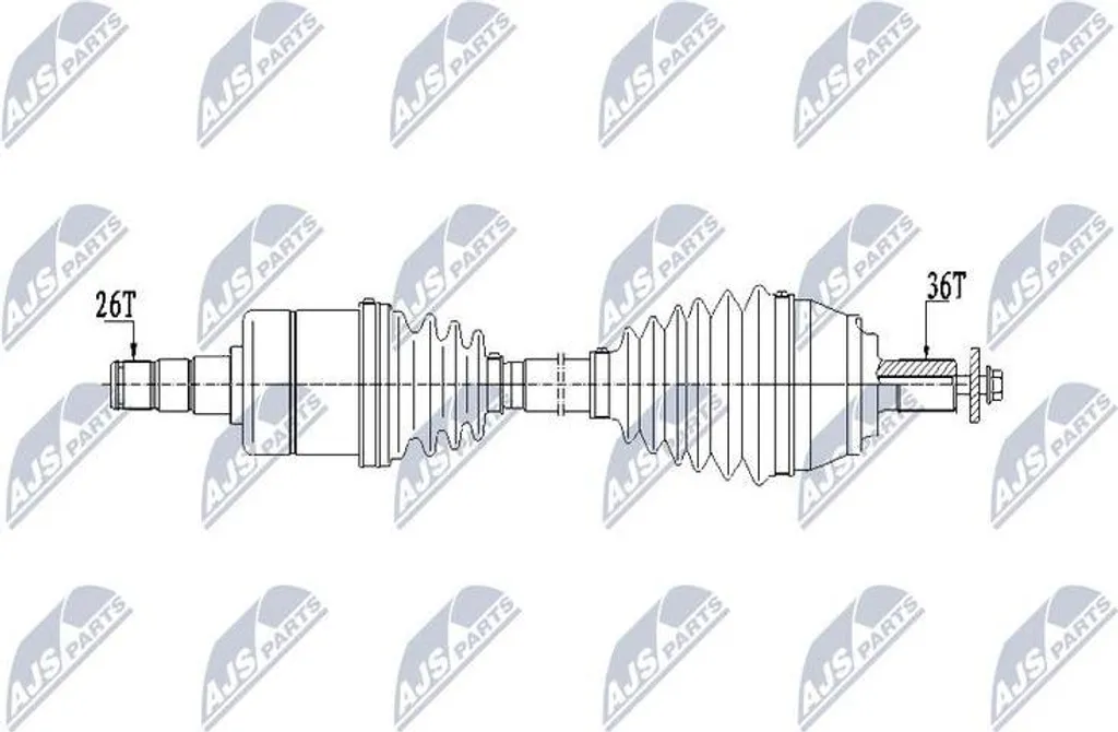 Arbre d'entraînement pour Entretien Volvo V40 - Transmission 31367198