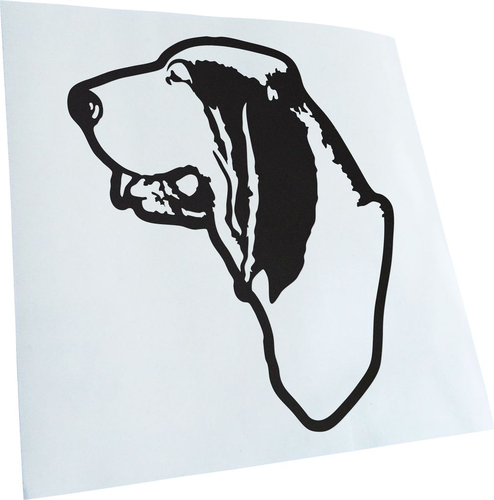 Kiwistar - Autoaufkleber - Bracco Italiano Hund - Mattweiss - 12x10cm - Aufkleber für Auto, Laptop, Fahrrad, LKW, Motorrad mehrfarbig JDM Decal Ra...