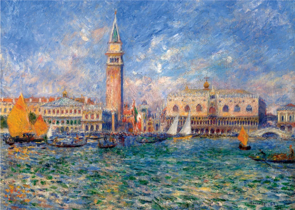 Puzzle 1000 pièces D-Toys Art Renoir Le Palais des Doges à Venise