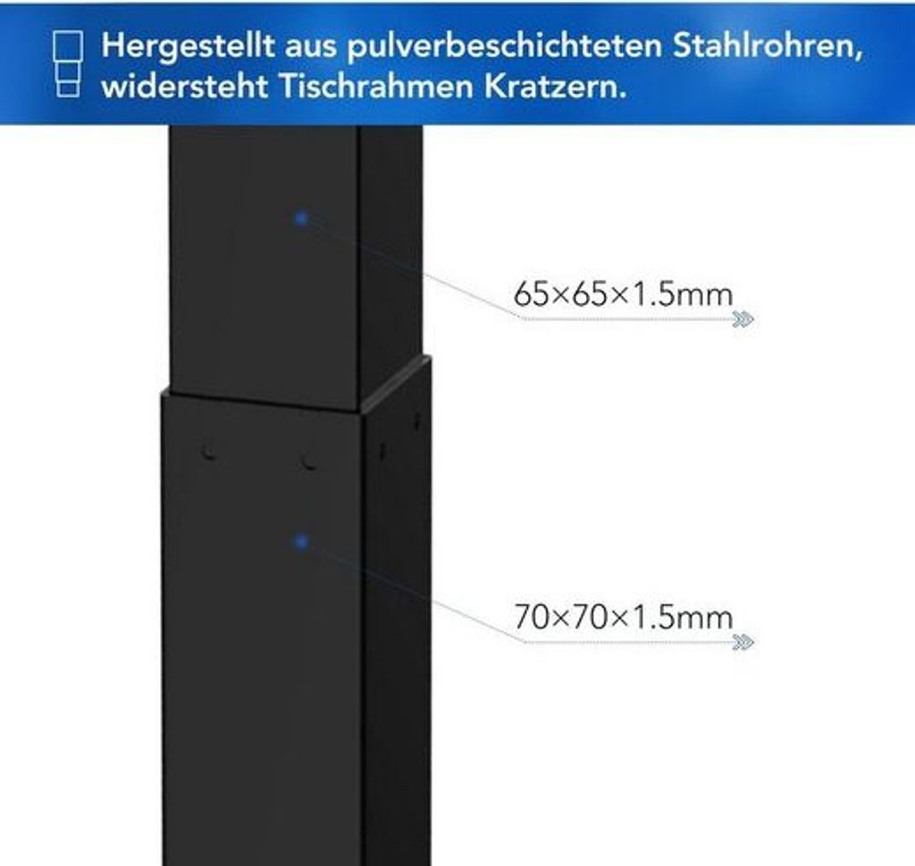 FLEXISPOT Schreibtisch EB2-SET, Höhenverstellbarer Produktbild 6