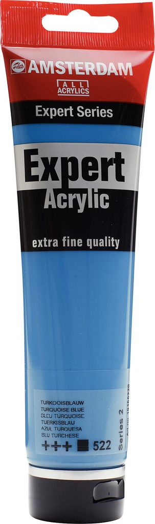 Amsterdam Expert Series Acrylfarbe Tube 150 ml Türkisblau 522