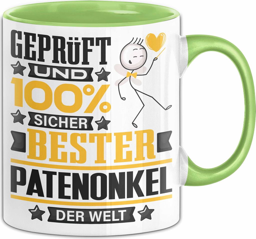 Patenonkel Geschenk Lustiger Spruch für Patenonkel Produktbild 