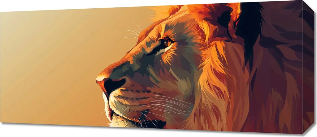 Déco Murale Salon Image Roi 70 x 30 cm - Idéal au-dessus du Canapé