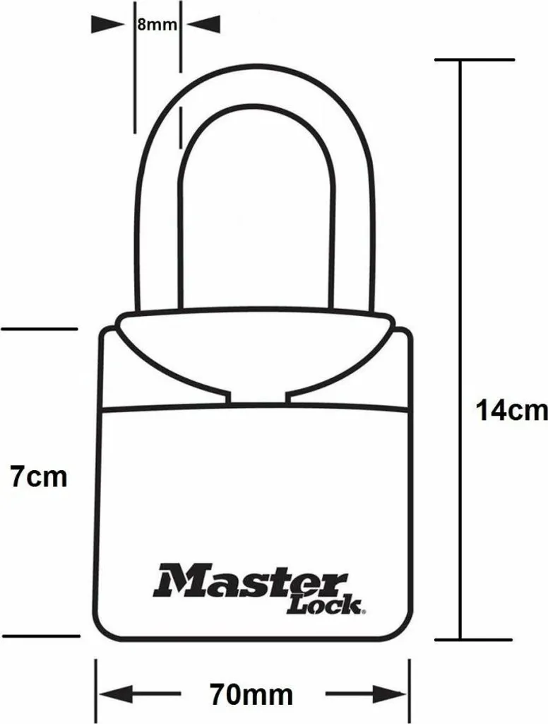 Boîte à clés sécurisée Master Lock 5406EURD à combinaison et anse - 8