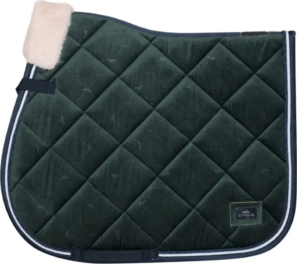 HV POLO Sottosella HVPLusso DR Scamosciato Verde - Protezione Cavallo