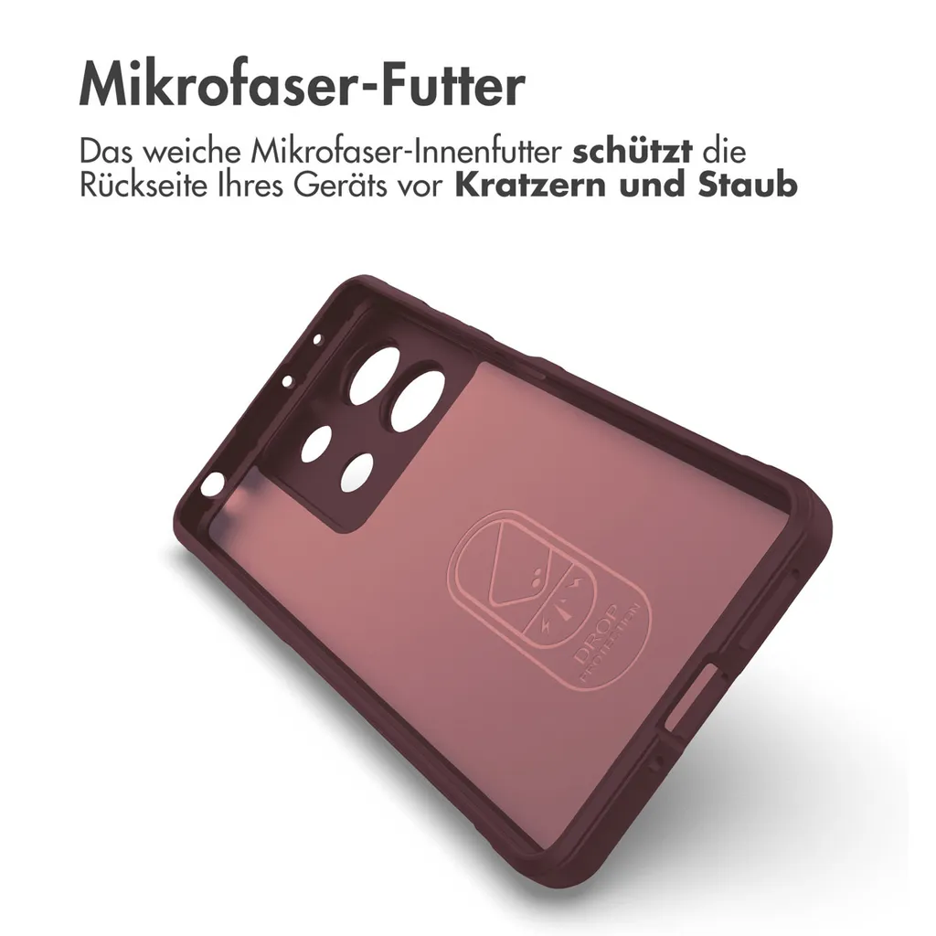 Cover imoshion EasyGrip Melanzana per Xiaomi Redmi Note 13 5G | Chic & Safe - 4