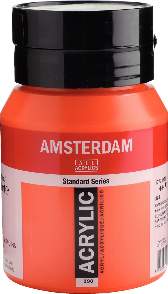 Amsterdam Standard Series Acrylfarbe Flasche 500 ml Naphtholrot Hell 398