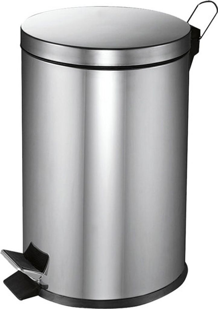 Poubelle à pédale 20 litres - inox Image du produit 