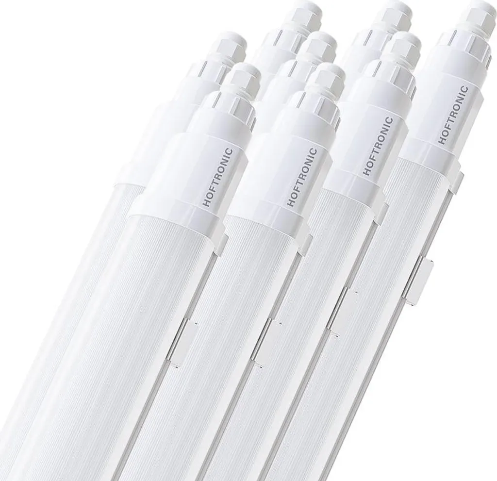 Réglette LED 120cm Étanche IP65 contre Humidité et Chocs - Lot de 8