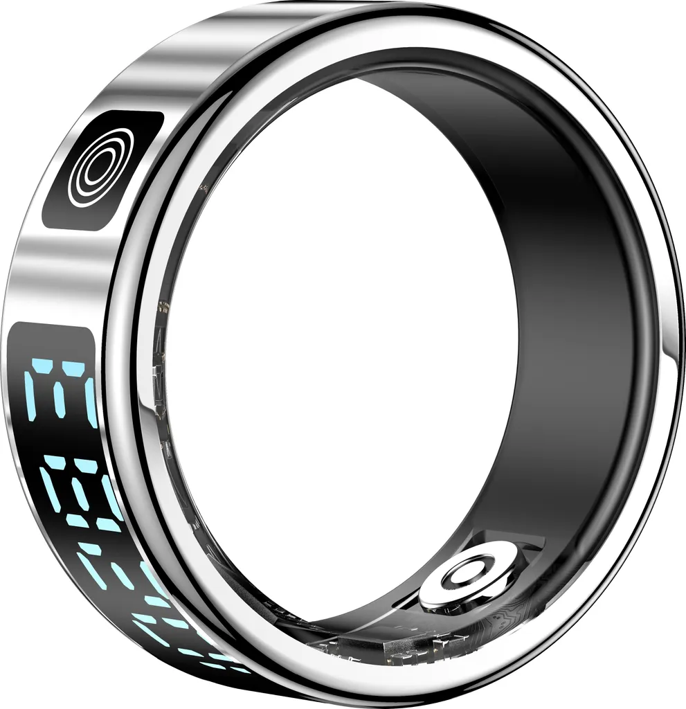 INF Smart Ring Argento 8: L'Originale Tracker Salute senza Canone - 5