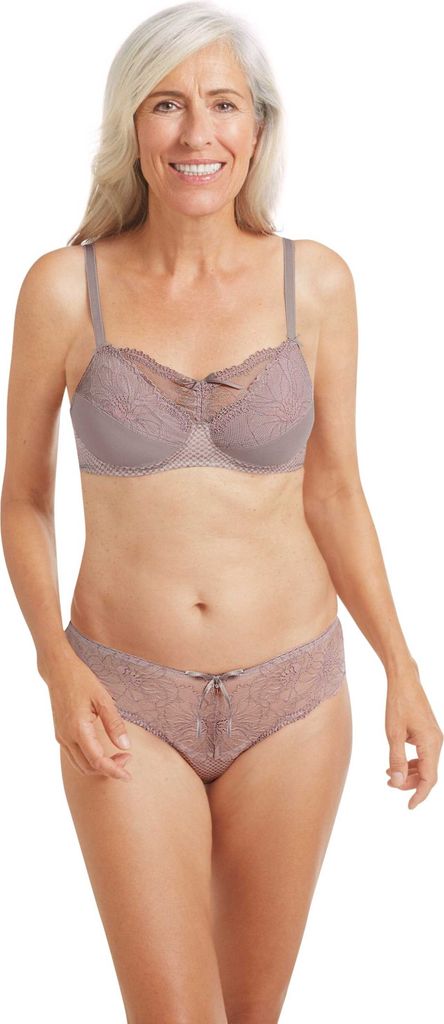 Amoena BeAmazing Hipster Slip TEX019280 Taupe Rose - größe 42