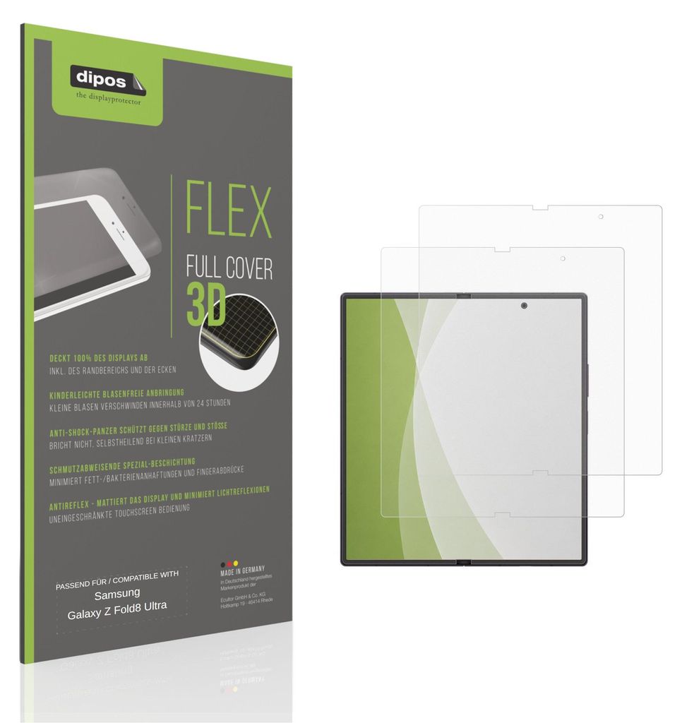 2x Pellicola protettiva opaca per Samsung Galaxy Z Fold8 Immagine del prodotto 