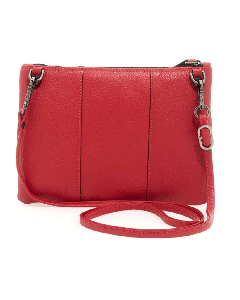 Sac Gabs Beyonce Shoulderbag en cuir souple Fire rouge transformable