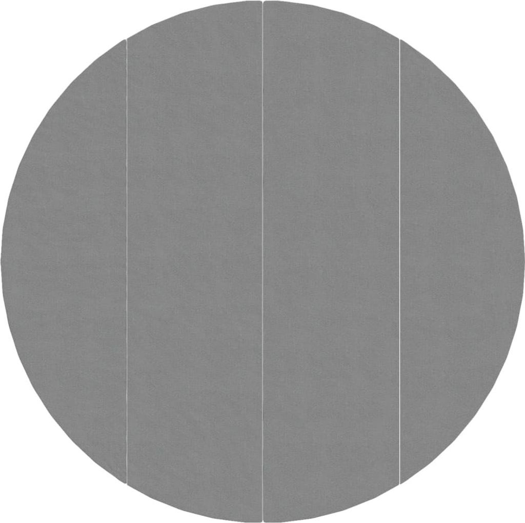 Pool-Bodentuch Hellgrau Ø500 cm Polyester Geotextil