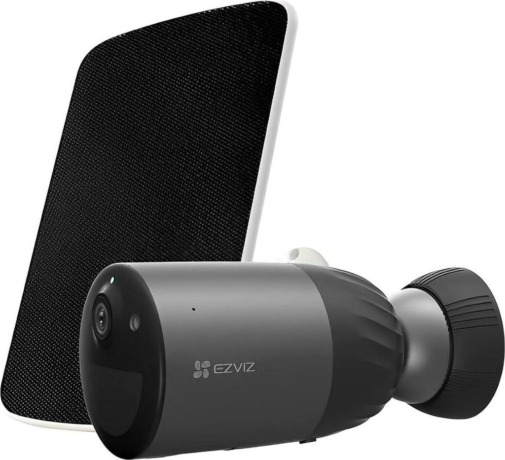 EZVIZ Überwachungskamera-Set 4K Pro mit Solarpanel, WLAN, Akku, KI-Erkennung, 1 Stk.