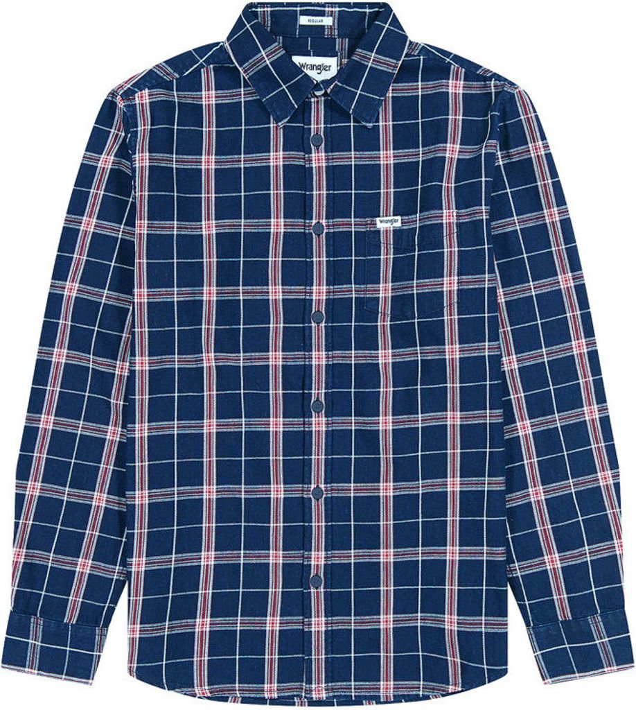 Wrangler 1 Pkt Langarmhemd Mehrfarbig S Mann Mehrfarbig S Produktbild 