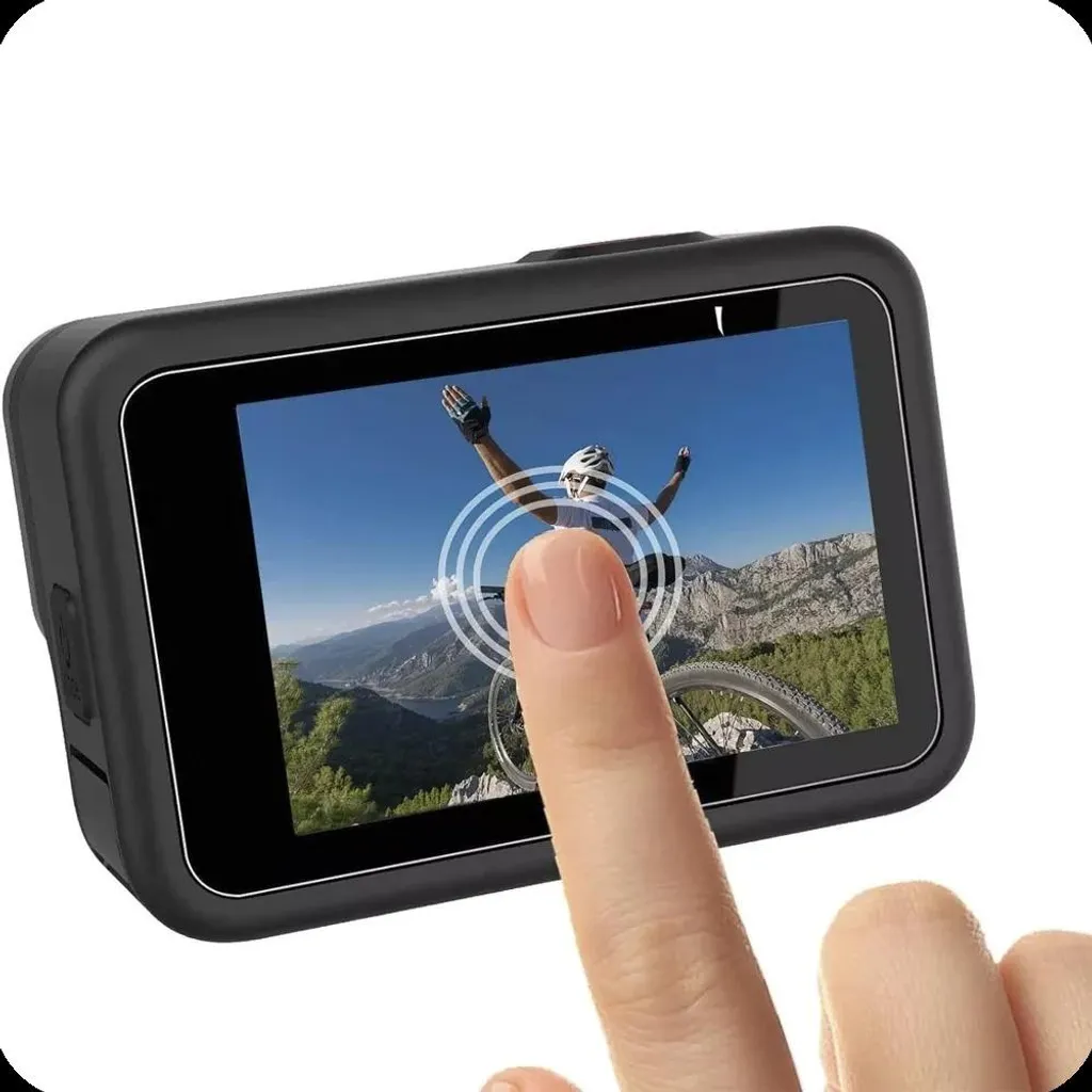 Brotect Pellicola In Vetro Ibrido Per GoPro Hero 11 Black (3 Pezzi) - Trasparente, Durezza 9H, Made In Germany